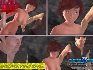 3d komiks: blade maidens. epizody 1-3